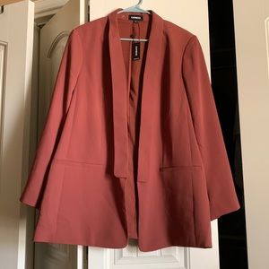 Express rose blazer